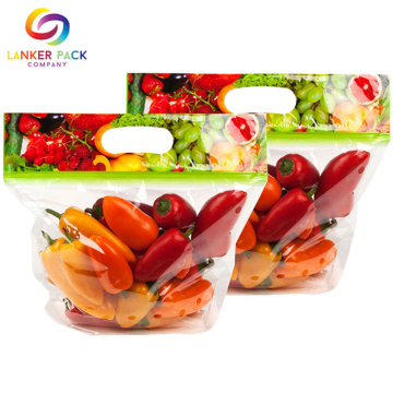 Custom Printed Plastic Ziplock Bag For Fruit Packaging