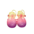 Gradient Color Baby Jelly Sandals