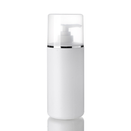 Empty Plastic White Pump Shampoo Lotion Bottle