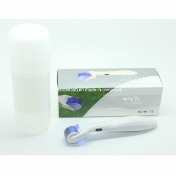 Changeable Head 540 Titanium Blue Photon Light Vibration Derma Meso Roller