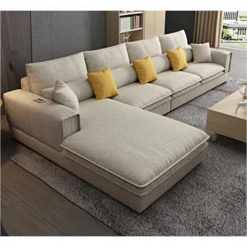 Fabric Corner Sofa Sleeper And Chaise
