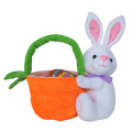 Sac en peluche de Pâques avec lapin en 3D