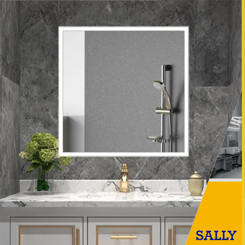 SALLY Dimmable Touch Sensor Square Makeup LED Mirror
