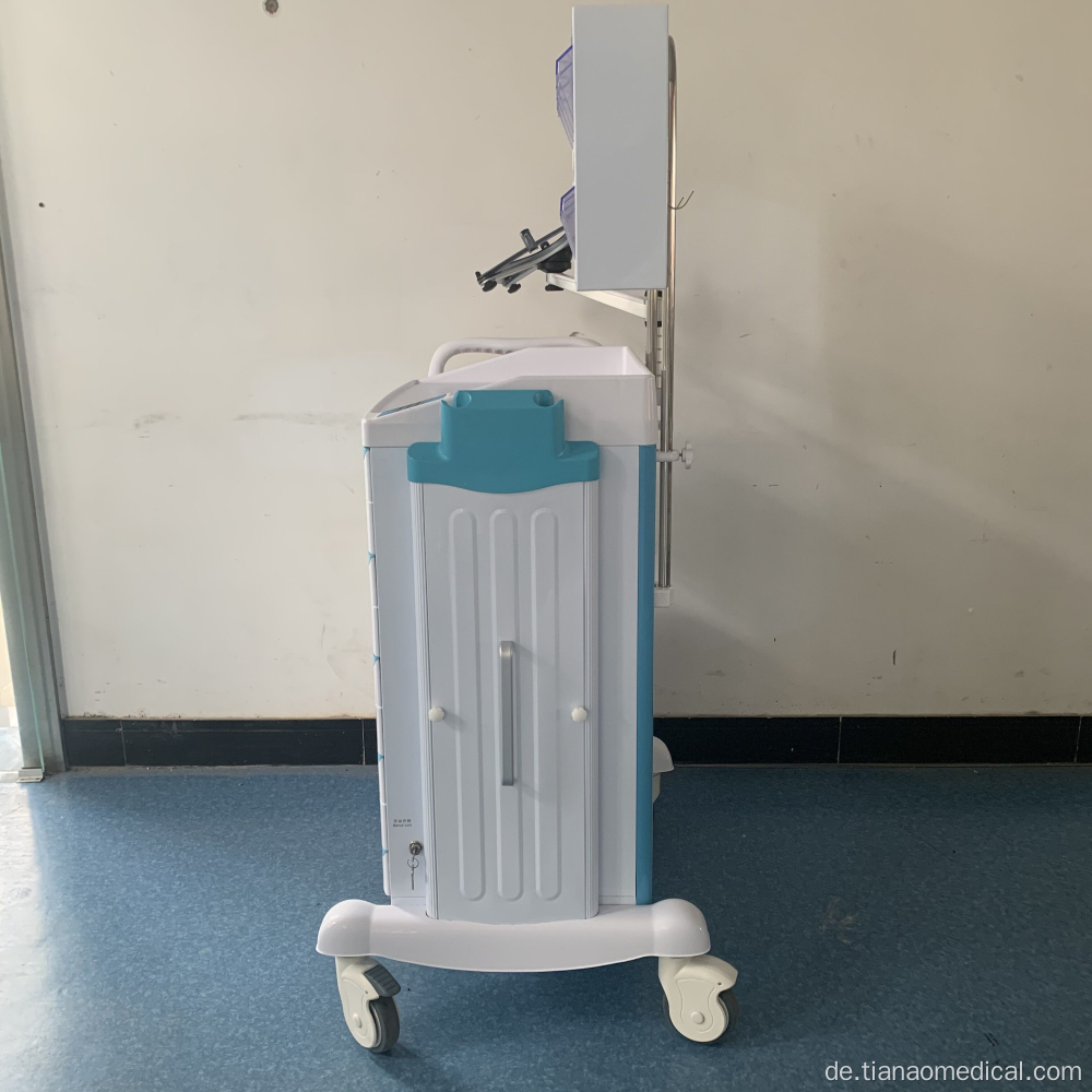 Krankenhaus Keyless Entry Schwieriger Intubations-Crash-Trolley