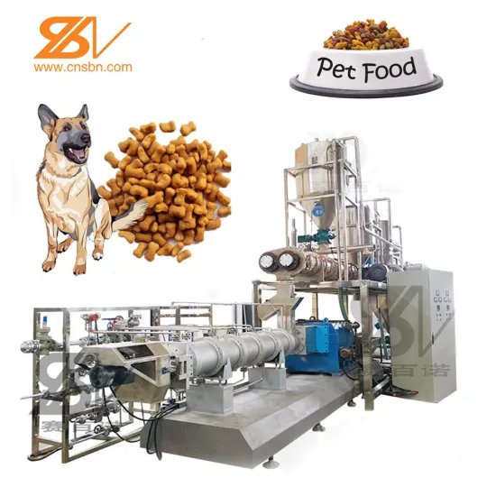 30 Years Saibainuo Factory Stainless Steel Pet Food Extruders for Fish, Cat, Dog, and Birds (1-6 Ton/H)