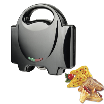 Portable Non-Stick 2-Slice Sandwich Maker: Quick and Easy Toasting for Home and Travel
