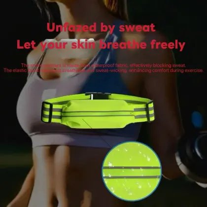 Reflective Night Running Sports Waist Bag
