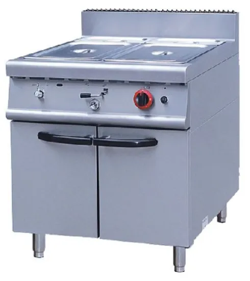 Bain marie with cabinet / Floor type insulation soup stove with cabinet seat