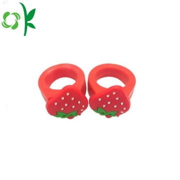 Wholesale Cartoon Children Silicone Finger Ring