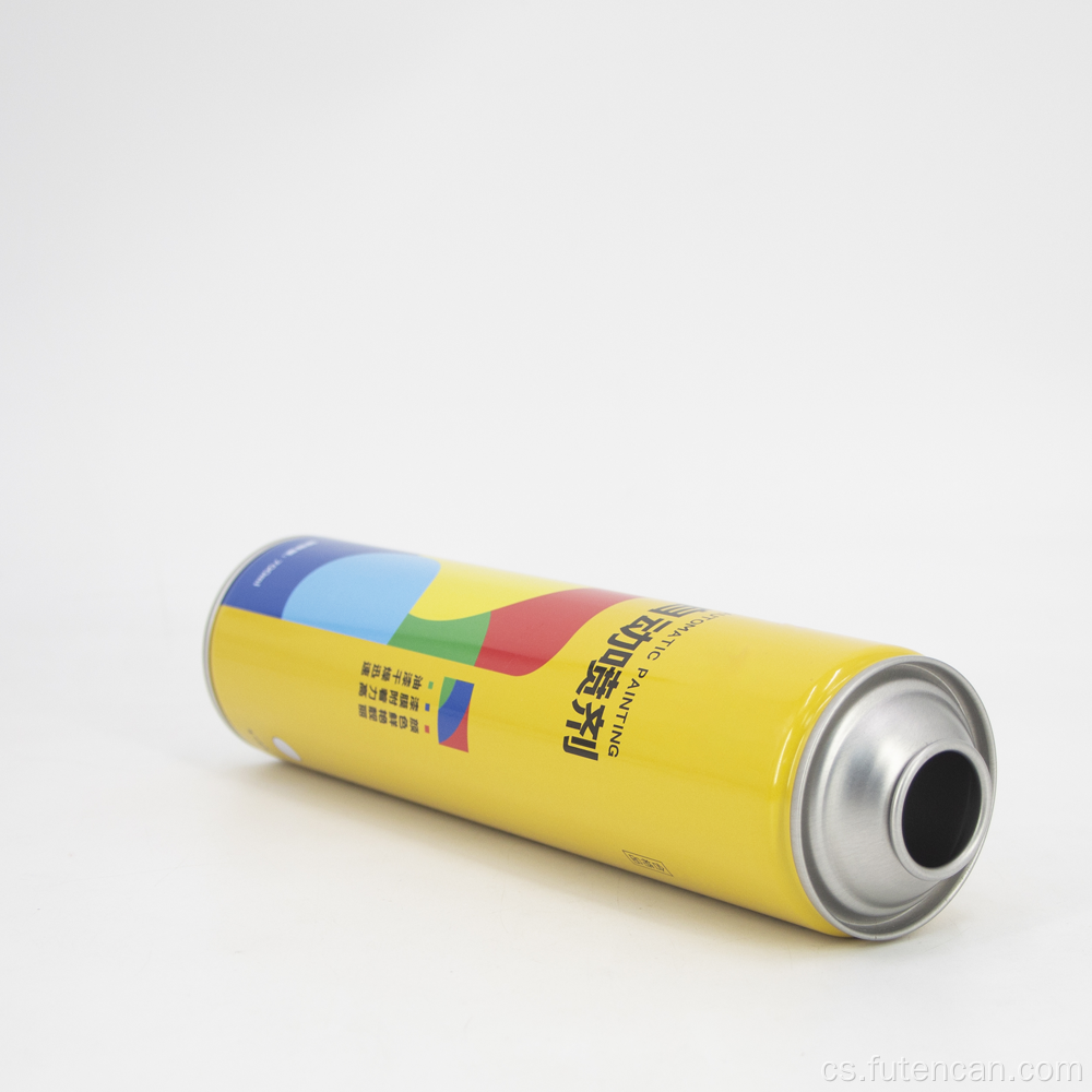 Prázdné plechovky od aerosolu