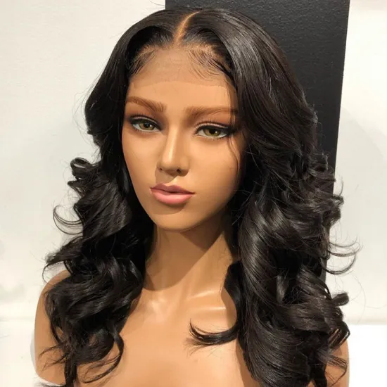 Best quality short  transparent lace closure wigs 100%  brazilian virgin natural color human hair