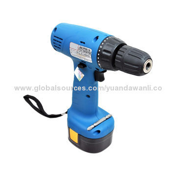 Cordless hand drill, DC 18V with all series