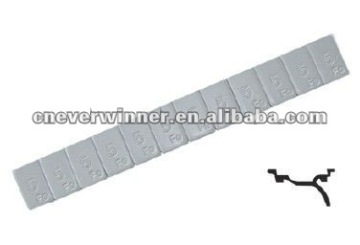 Fe peso adhesivo de la rueda 5 g x 12