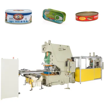 Canned fish 2 pieces tin can making machinery