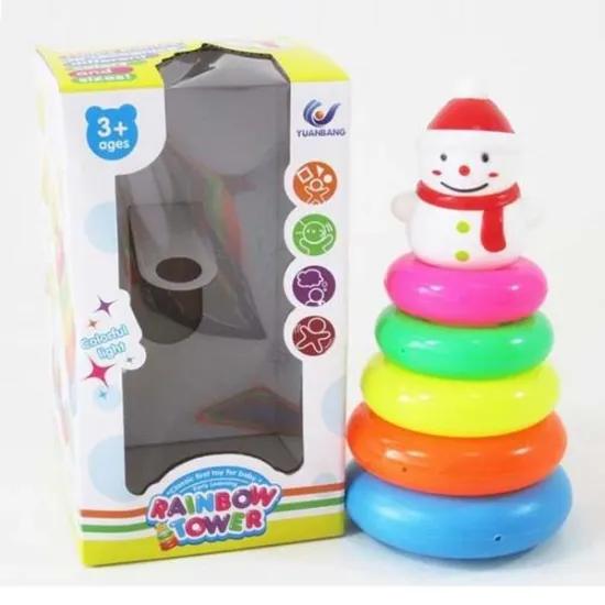 Interesting Plastic Toy Game Ring Toss with light