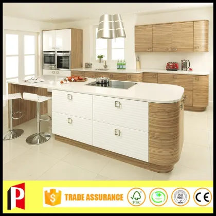 Wood grain modern kitchen designs kitchen furniture wood door