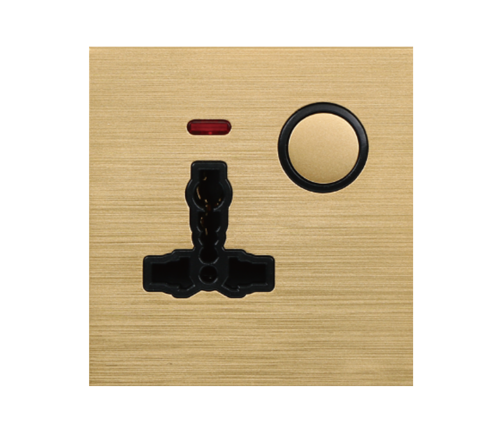 LD Series 1 Gang 13a Switched Multi Socket