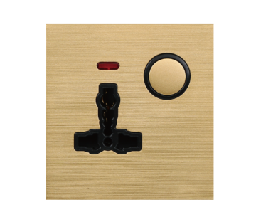 LD Series 1 Gang 13A Switched Multi Socket