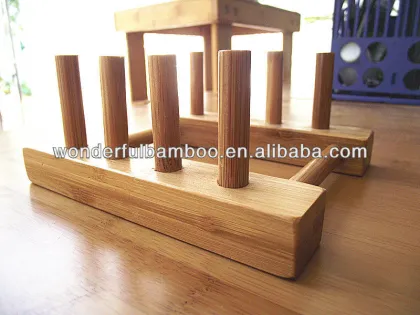 Pure Mao Bamboo Plate Rack/Pot Lid Holder