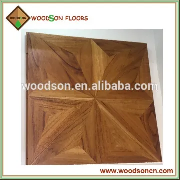 Hot sales Cross design Oak Engineered Wooden Parquet Tile