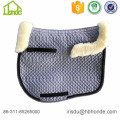 Different Piping Caparison Sheepskin Horse Saddle Pad