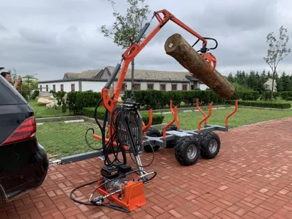 ATV Trailers with Grapple and 6.5hp Engine