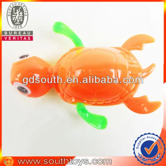 wind up swimming bath turtle toy