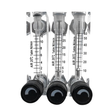 Ozocenter High Quality SS 316L Floating Ball Oxygen/Air Flow Meter 1-12 LPM