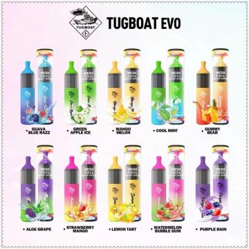 Vape desechable Portugal Tugboat Evo 4500 bocanadas