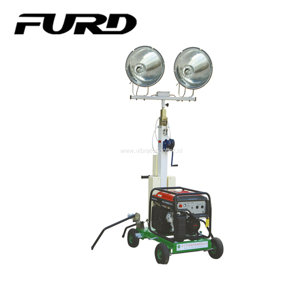 Easy Control Mobile Light Tower With Generator