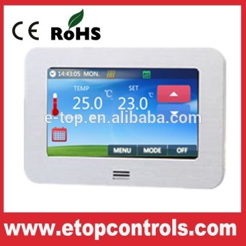 Factory manufacturered color touch screen thermostat series