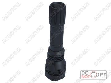 Aluminum Ce, Rohs Cree Q5 3.0v-9v Tactical Led Flashlight Of 230 Lumens With Beam 500 Meters