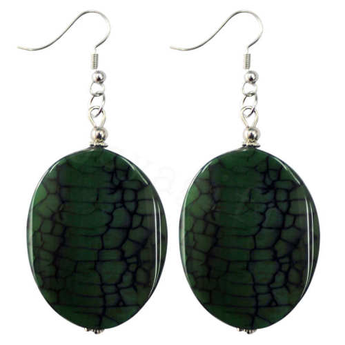 Natural Gemstone Agate Earring