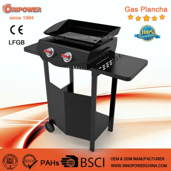 2 Burner Gas Barbecue Grill with Trolley