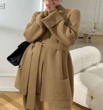 Wholesale Knit Sweater 3-Piece Sets for Autumn Winter