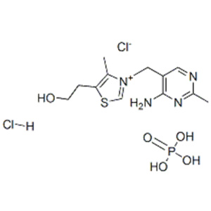 Thiazolium,3-[(4-amino-2-methyl-5-pyrimidinyl)methyl]-4-methyl-5-[2-(phosphonooxy)ethyl]-,chloride, hydrochloride CAS 16028-14-1