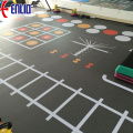 gymnasium room vinyl synthetic sports flooring