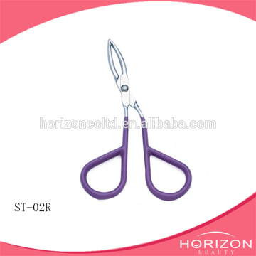 Eyebrow tweezers with scissors style handle