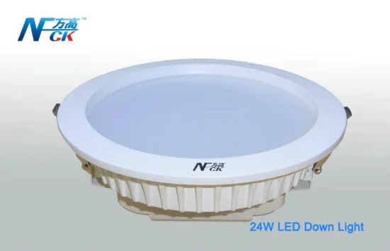 8inch Dimmable 24w 1500lm Smd Recessed Led Downlight For Bar