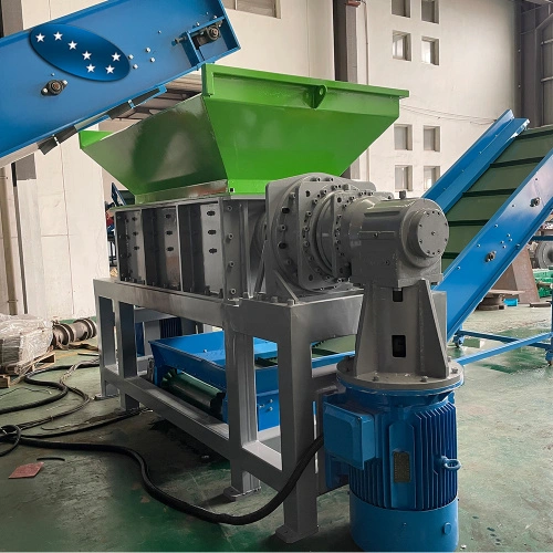 Double-Shaft Plastic Shredder For PP/PE Drums & Containers