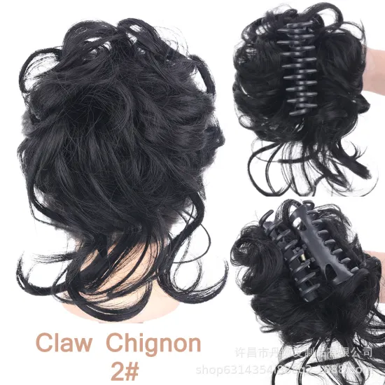 Wholesale Fiber Curly Bun Scrunchies and Extensions for Women: Durable and Stylish Hair Accessories