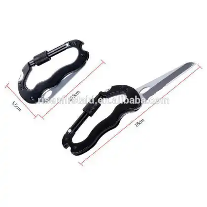 Multifunction Aluminum Carabiner Keychain/Climbing Carabiner/Outdoor Survival Carabiner