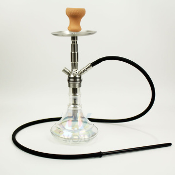 Guangzhou WOYU stainless steel shisha pipe good price glass chicha hookah