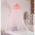 Pink Round Crown Dome Bed Canopy Mosquito Net