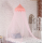 Pink Round Crown Dome Bed Canopy Mosquito Net