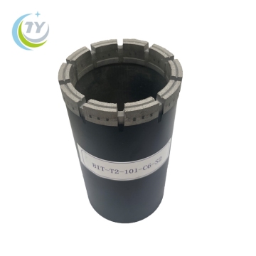 T2-101 impregnated diamond core bit for geological drilling