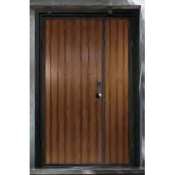 Pintu masuk vila aluminium moden