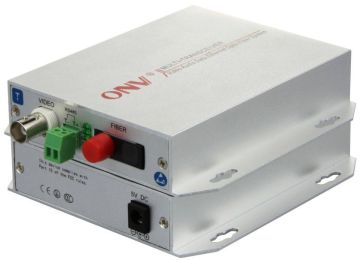 1 Channel Fc Video Optical Transceiver 10mhz For Security System