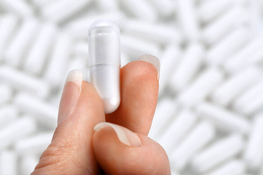 CAPSULE IN FINGER