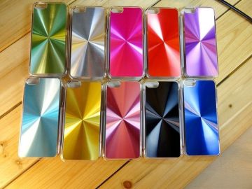 Alloy Chrome Bling Hard Vinyl Cd Aluminum Skin Cover Luxury Cases For Iphone 5c